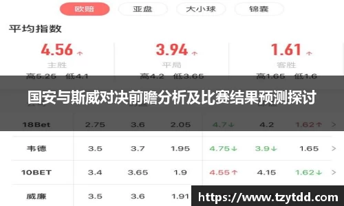 国安与斯威对决前瞻分析及比赛结果预测探讨
